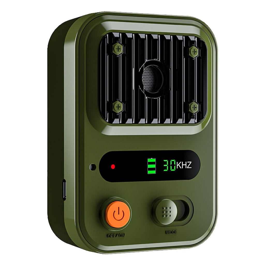 Black-Green Color Options - 1Pc Ultrasonic Anti-Barking Device Rechargeable Auto Dog Bark Control Deterrent Box Training Device IPX4 Waterproof With 3 Frequency Max 32.8Feet Sensing Distance For Most - The Peculiar Pet