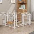 Dog Playpen Indoor 24 Inch 8 Panel Metal Dog Playpen - The Peculiar Pet