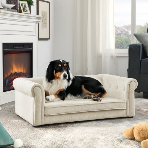 Elegant Rectangular Pet Bed For Medium And Large Dogs - The Peculiar Pet