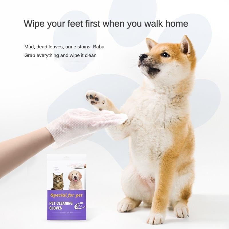PET Cleaning Deodorizing Bathing Wipes ForDogs And Cats, Nourish Fur Coconut OilGrooming Wipes For Dogs, Pet Cleaning GlovesWipes For Daily Care And Traveling.Hypoallergenic - The Peculiar Pet