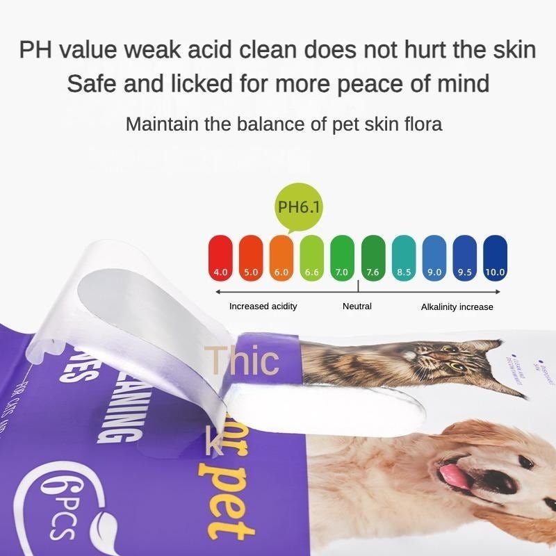 PET Cleaning Deodorizing Bathing Wipes ForDogs And Cats, Nourish Fur Coconut OilGrooming Wipes For Dogs, Pet Cleaning GlovesWipes For Daily Care And Traveling.Hypoallergenic - The Peculiar Pet