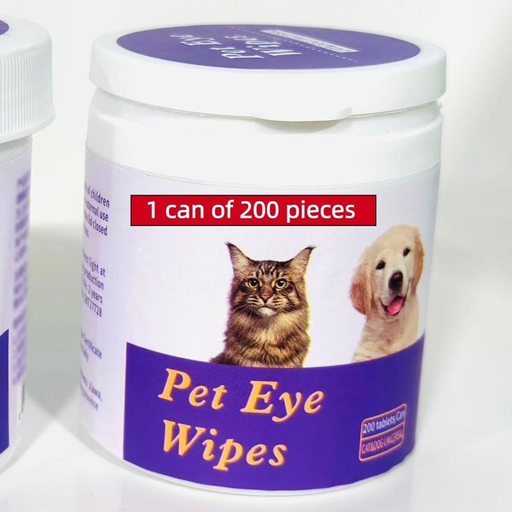 Pet Eye Wipes, 200 Wipes Can Pet Eye CleaningWipes, Tear Stain Removing Wipe, Pet Eye Wipesfor Dogs And Cats, Pets Eye Wipes, Pet Suppliesgentle - The Peculiar Pet