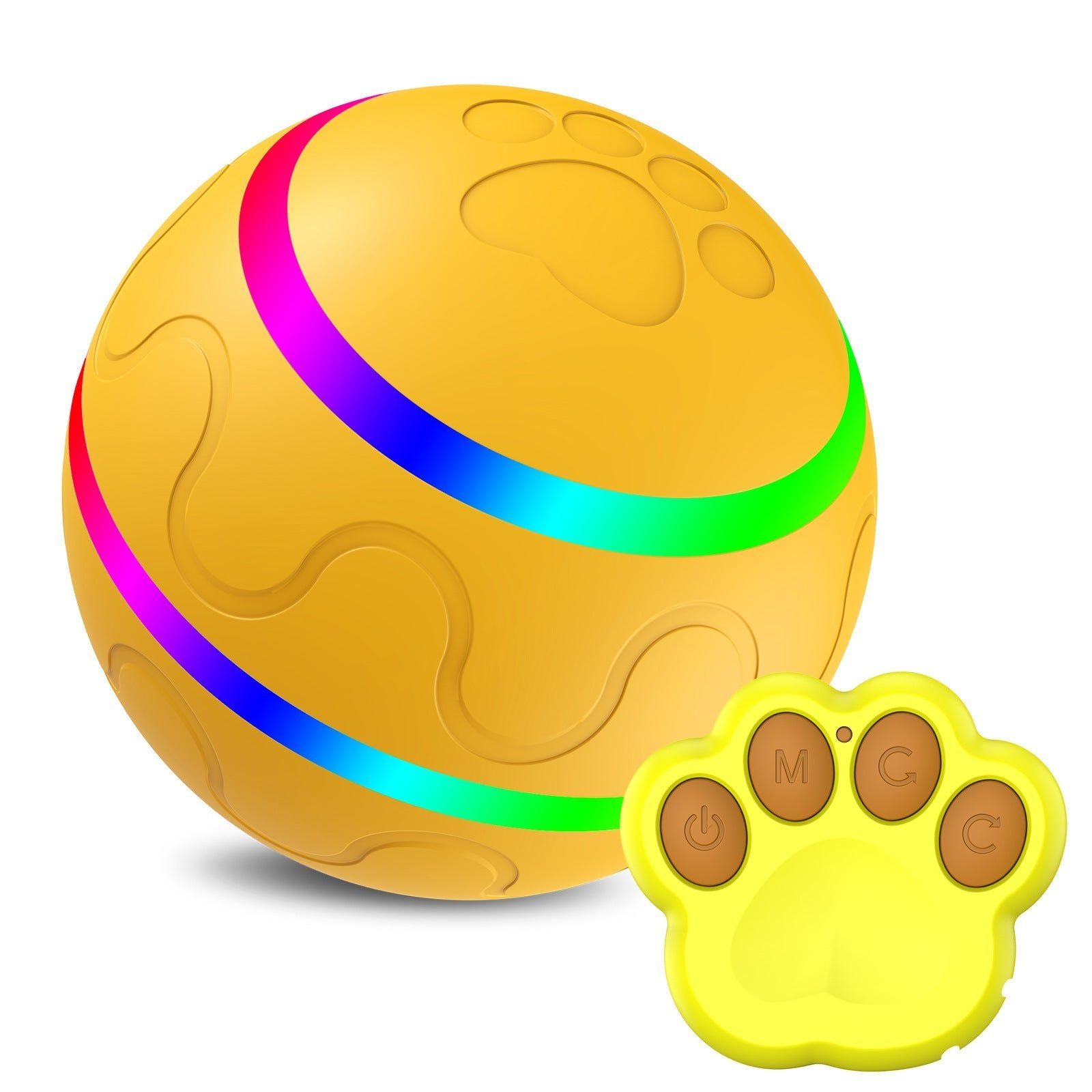 Pet New Cat Wicked Ball Toy Intelligent Ball USB Cat Toys Self Rotating Ball Automatic Rotation Ball - The Peculiar Pet