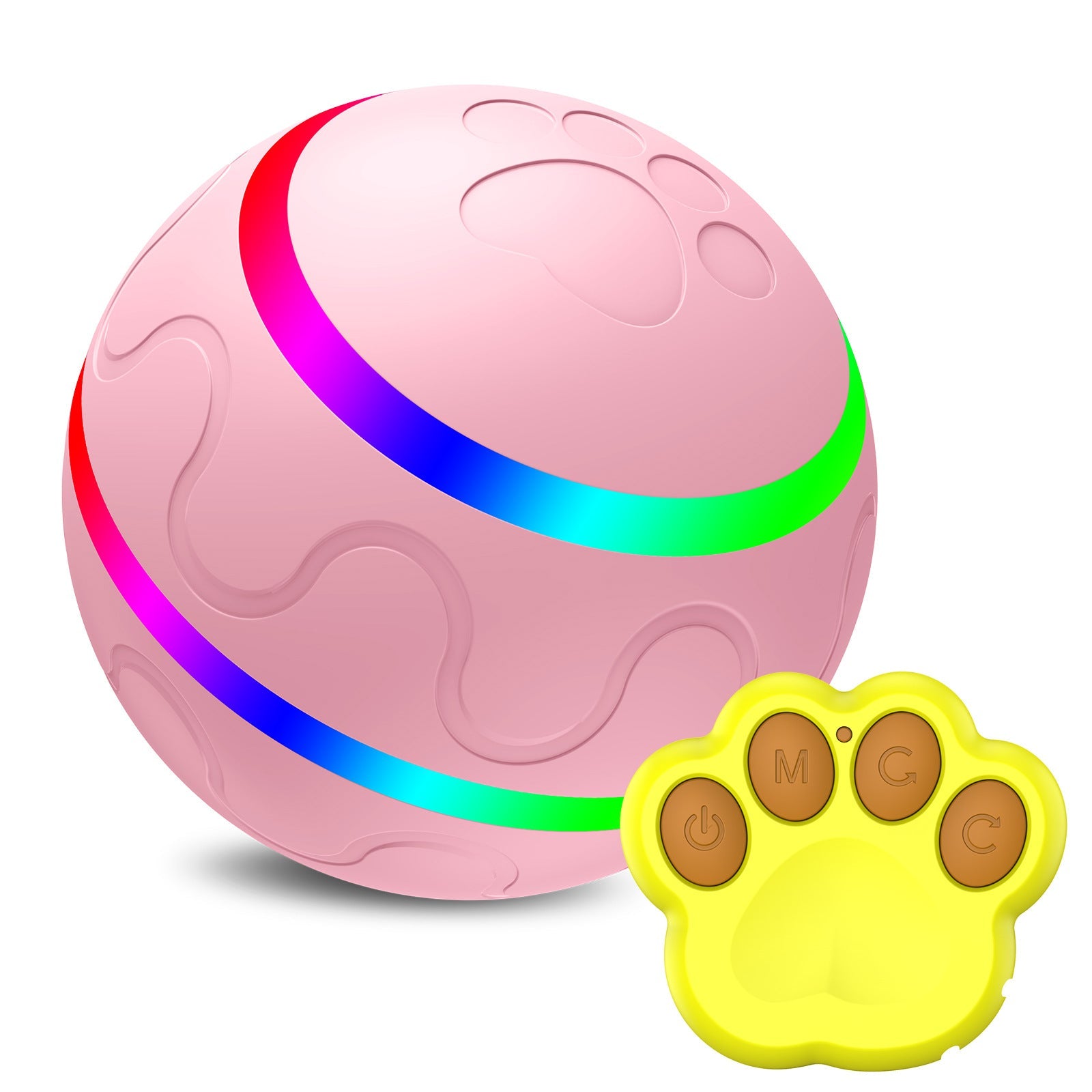 Pet New Cat Wicked Ball Toy Intelligent Ball USB Cat Toys Self Rotating Ball Automatic Rotation Ball - The Peculiar Pet