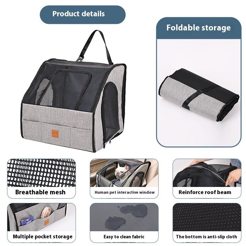 Portable Foldable Car Waterproof And Hard-wearing Pet Cage Waterproof Thickened Dog Mat Car Pet Mat - The Peculiar Pet