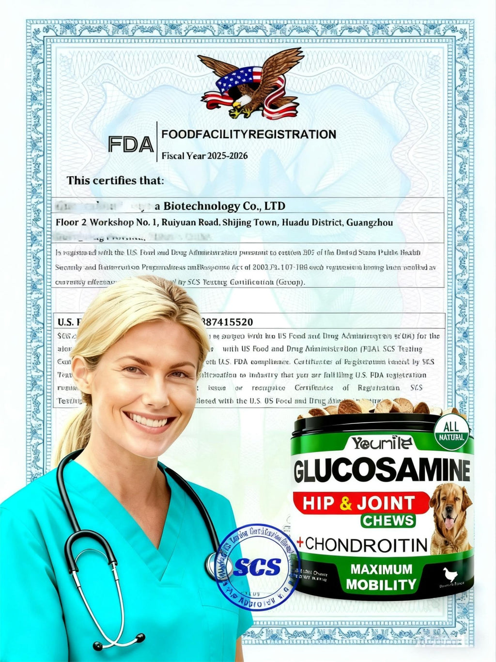 Youmile Hip & Joint Health Supplement For Dogs 120 Chews, Glucosamine Chondroitin MSM Dog Chews With Hyaluronic Acid, Liver Flavored Bone & Joint Support Supplement, For All Breeds - The Peculiar Pet